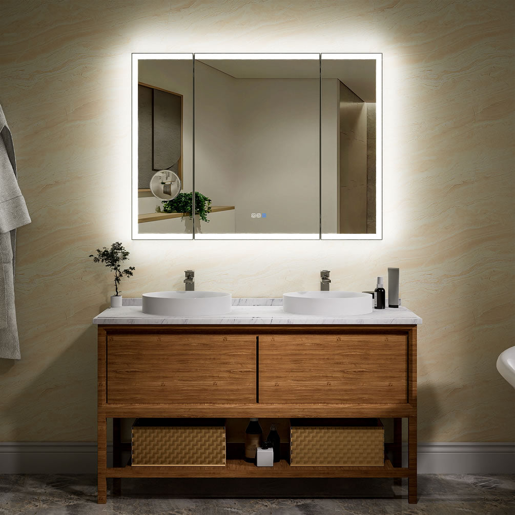 Covington LED Vanity Mirror 40/48" – Mirror Luxe - Perfect Makeup Mirrors