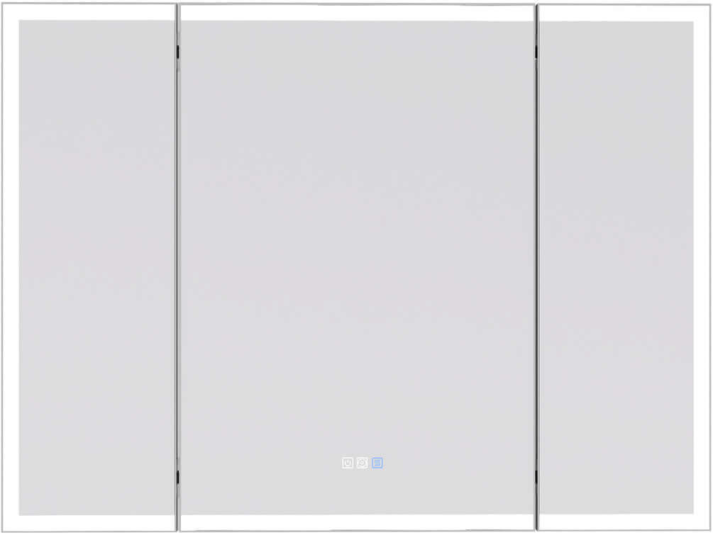 Mirror Luxe Triptych LED Bathroom Mirror - 48" to 66" in 4 Sizes