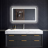 Mirror Luxe Covington LED Bathroom Vanity Mirror 24" x 40" - mount it horizontally or vertically.
