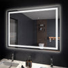 Mirror Luxe Covington LED Bathroom Vanity Mirror 36" x 48" - mount it horizontally or vertically.
