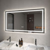 30" x 55" Covington LED Vanity Mirror byMirror Luxe - with dimmer and defogger.Usually mounted horizontally, as shown, but can also be mounted vertically.