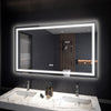 Mirror Luxe 36" x 60" LED Vanity Mirror with built-in electric defogger, LED color settings, and variable dimmer.