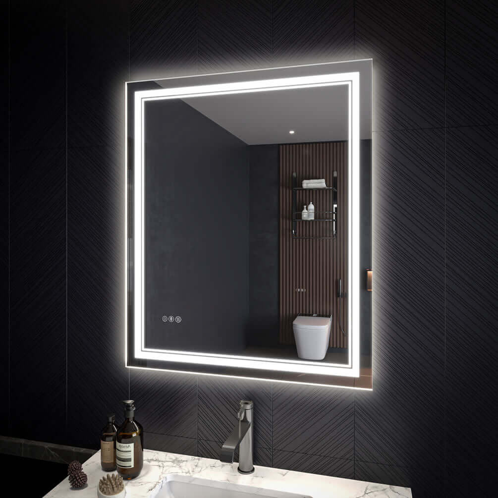 Covington 30" x 36" includes dimmer and switchable LED coloration.