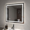 Square-format Covington 36" x 36" LED Bathroom Vanity Mirror with dimmer and switchable LED coloring - 3,000k/4,000k/6,000k.