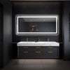 72" Wide Covington LED Vanity Mirror by Mirror Luxe in 32" or 36" Heights.