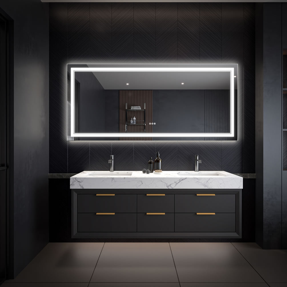Covington 84/96" LED Vanity Mirror – Mirror Luxe - Perfect Makeup Mirrors