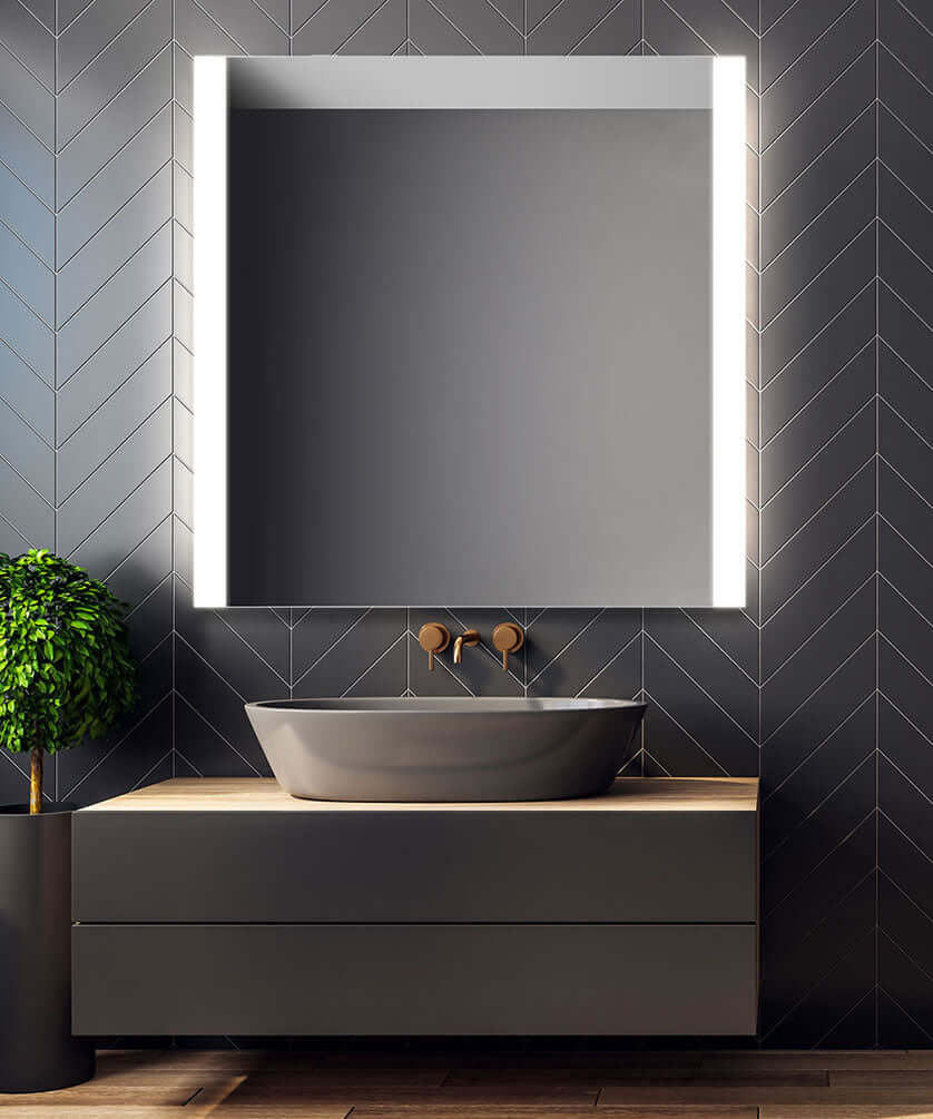 Cordova Harmony LED Vanity Mirror - a Luxurious Alternative to Wall Sconces - 2 Sizes