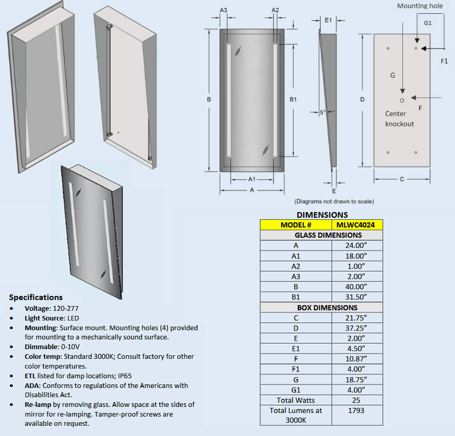 Aamsco Wheelchair Mirror