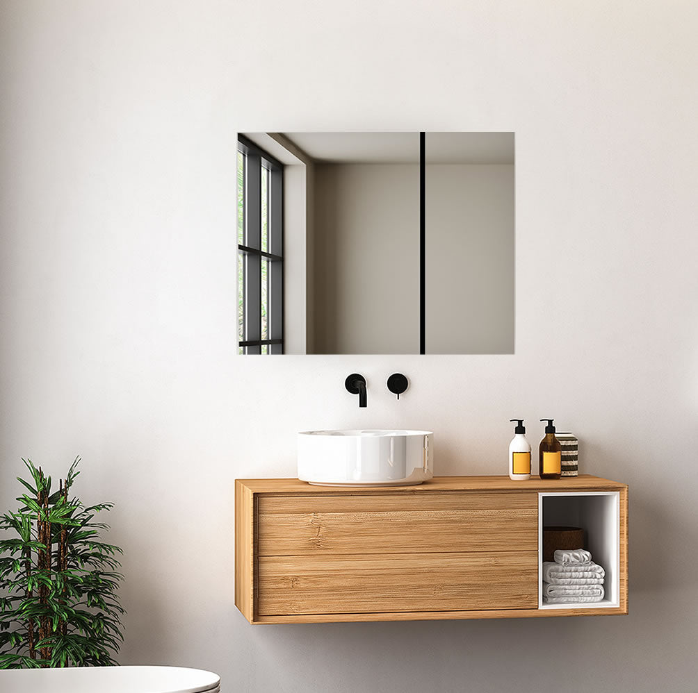 Royale 3-Door Medicine Cabinet 36", 40" or 48" Wide, 30" or 36" High - Aquadom - Perfect Makeup Mirrors
