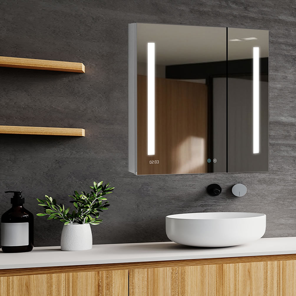 Aquadom Signature LED Medicine Cabinet 30" x 30" x 5" Deep