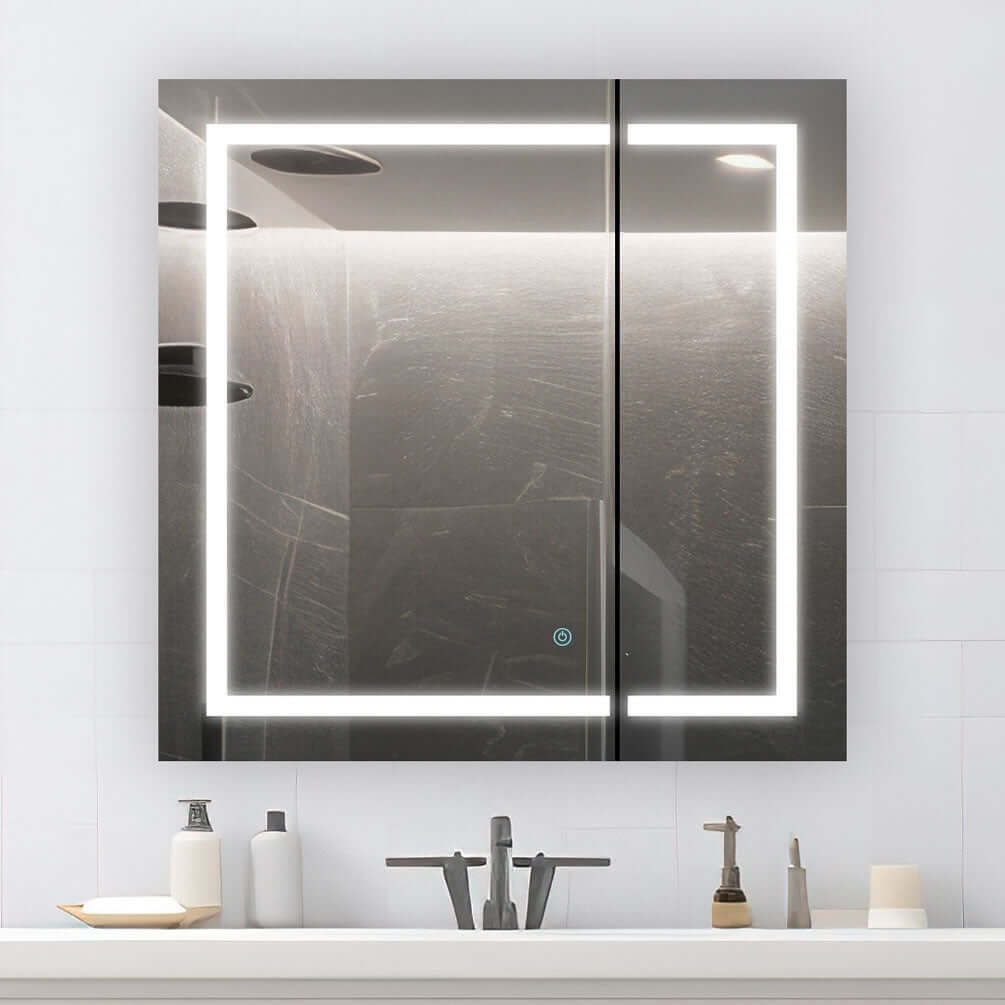 Aquadom Royale Plus 30" x 30" with Dimmer, Defogger, interior lighting, and more.