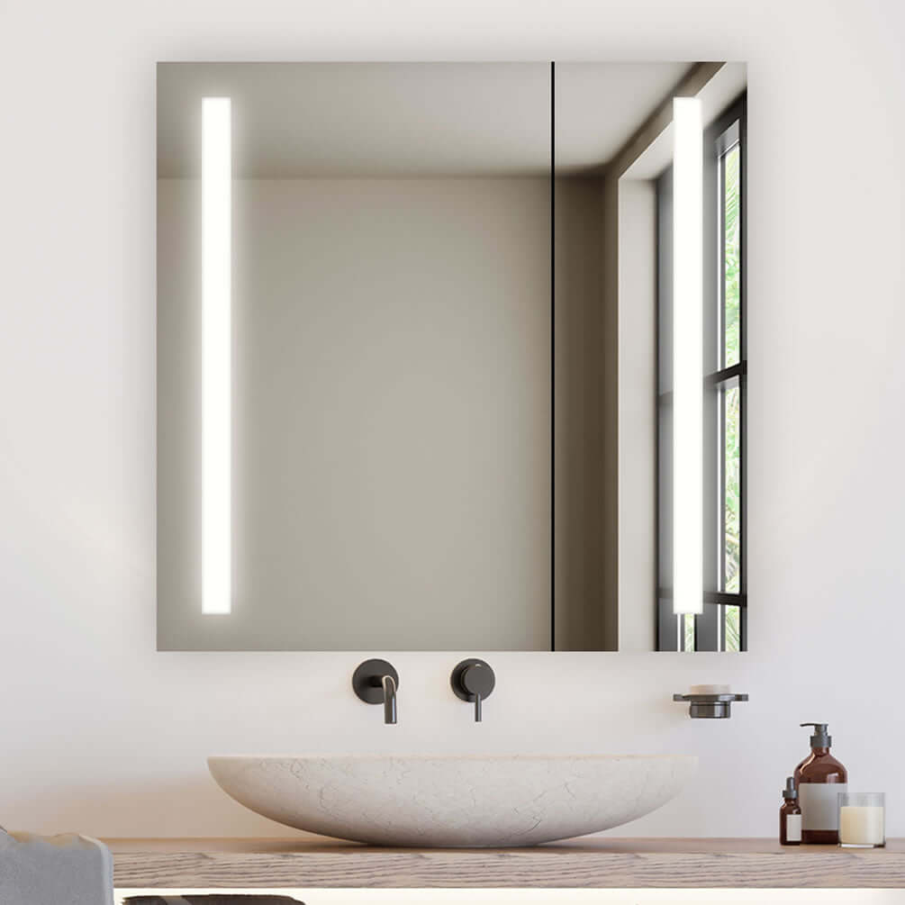 LED lighting at 6,500k - daylight - proven best for makeup application.