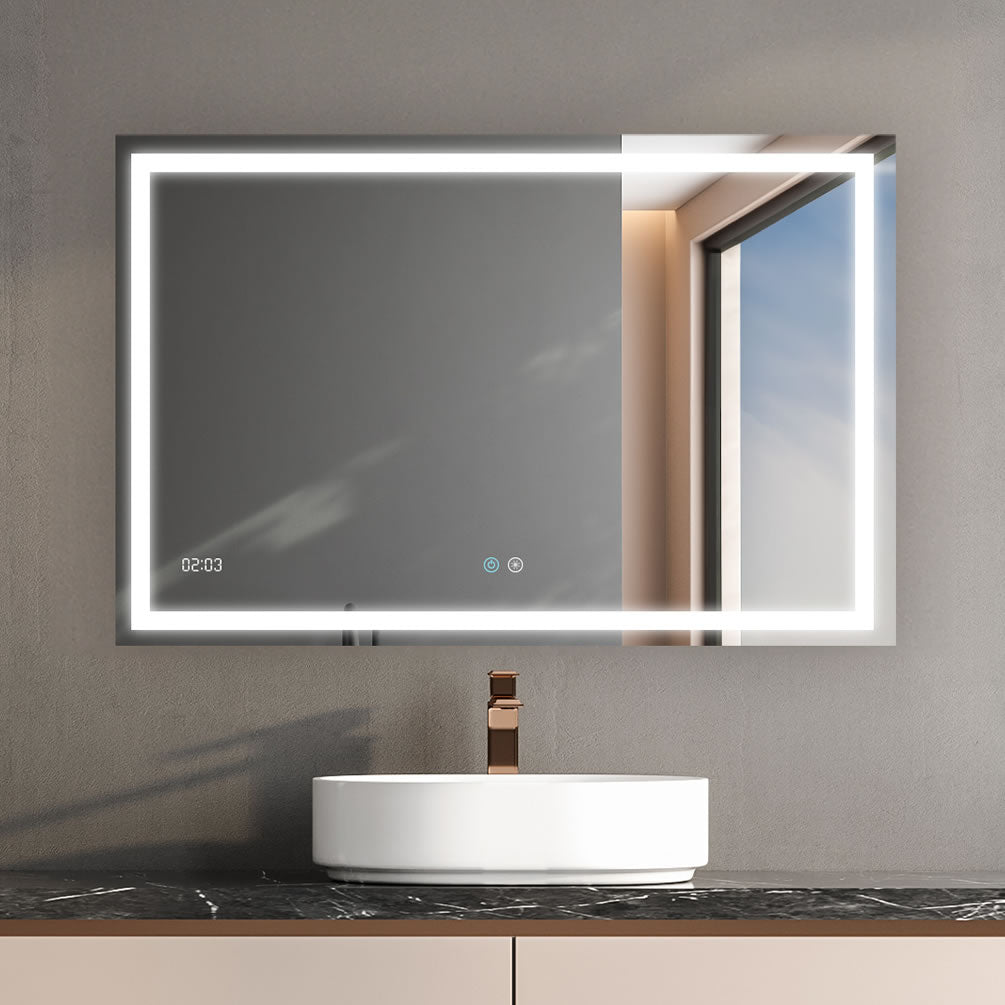 40" x 36" High Aquadom Daytona LED Bathroom Mirror