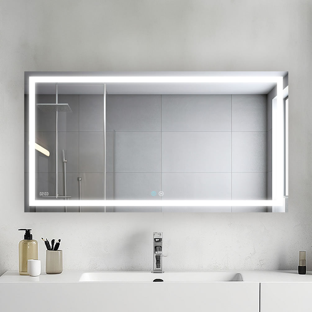 48" x 30" High Aquadom Daytona LED Bathroom Mirror