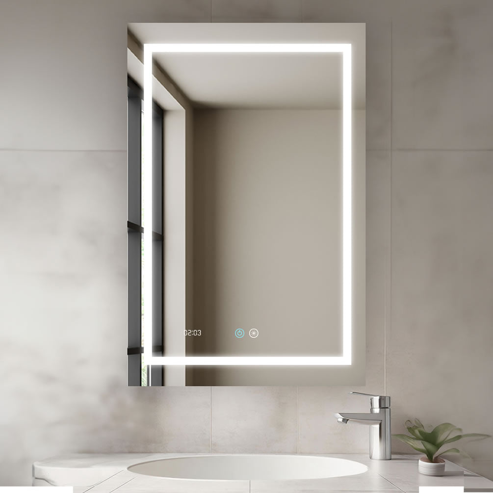 24" x 36" High Aquadom Daytona LED Bathroom Mirror