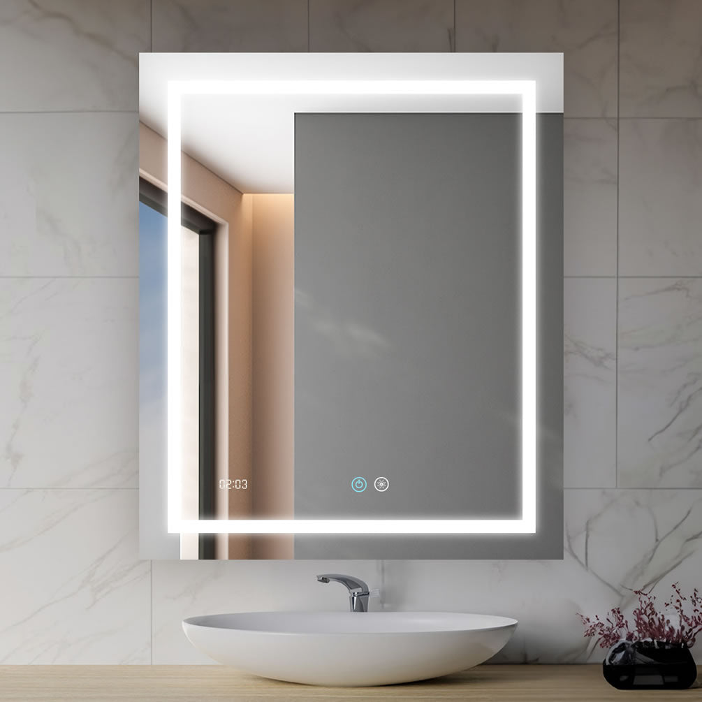 30" x 36" High Aquadom Daytona LED Bathroom Mirror