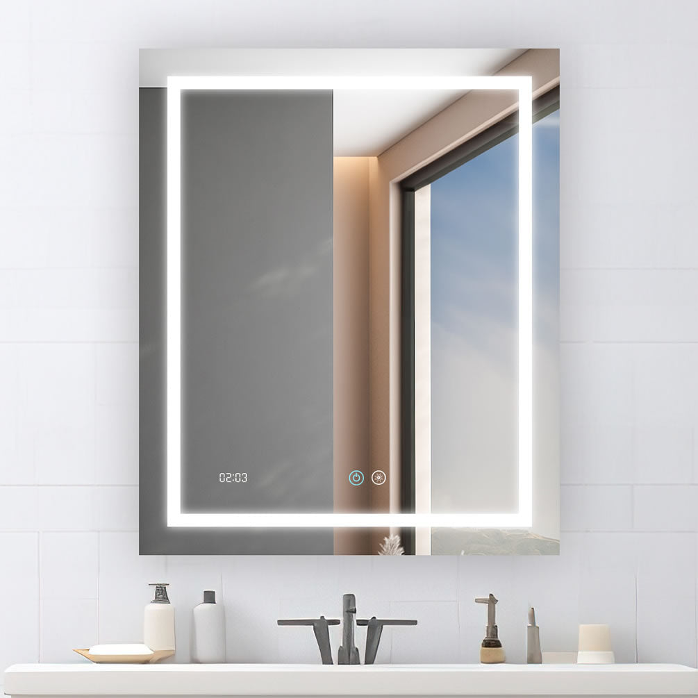 30" x 40" High Aquadom Daytona LED Bathroom Mirror