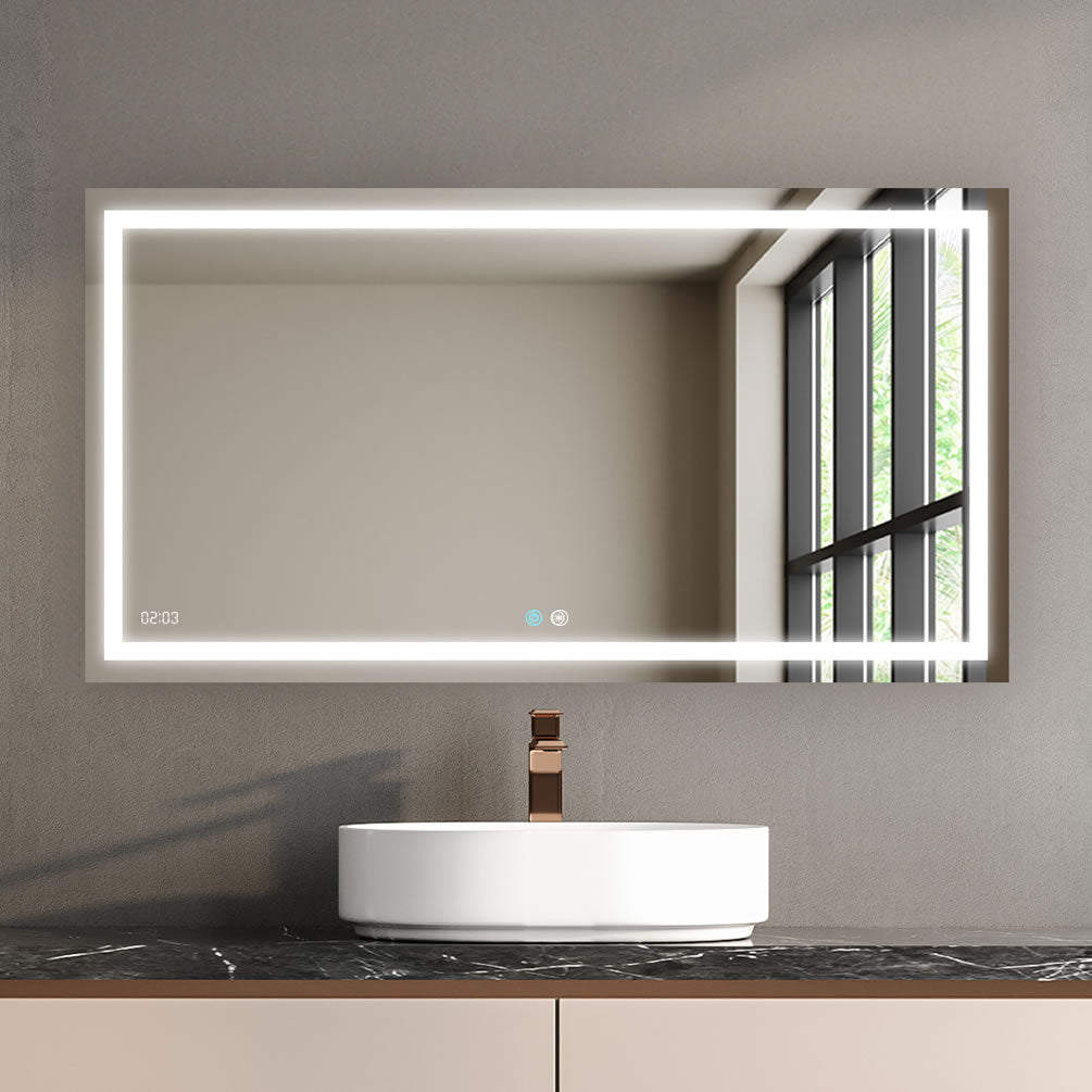 60" x 36" High Aquadom Daytona LED Bathroom Mirror