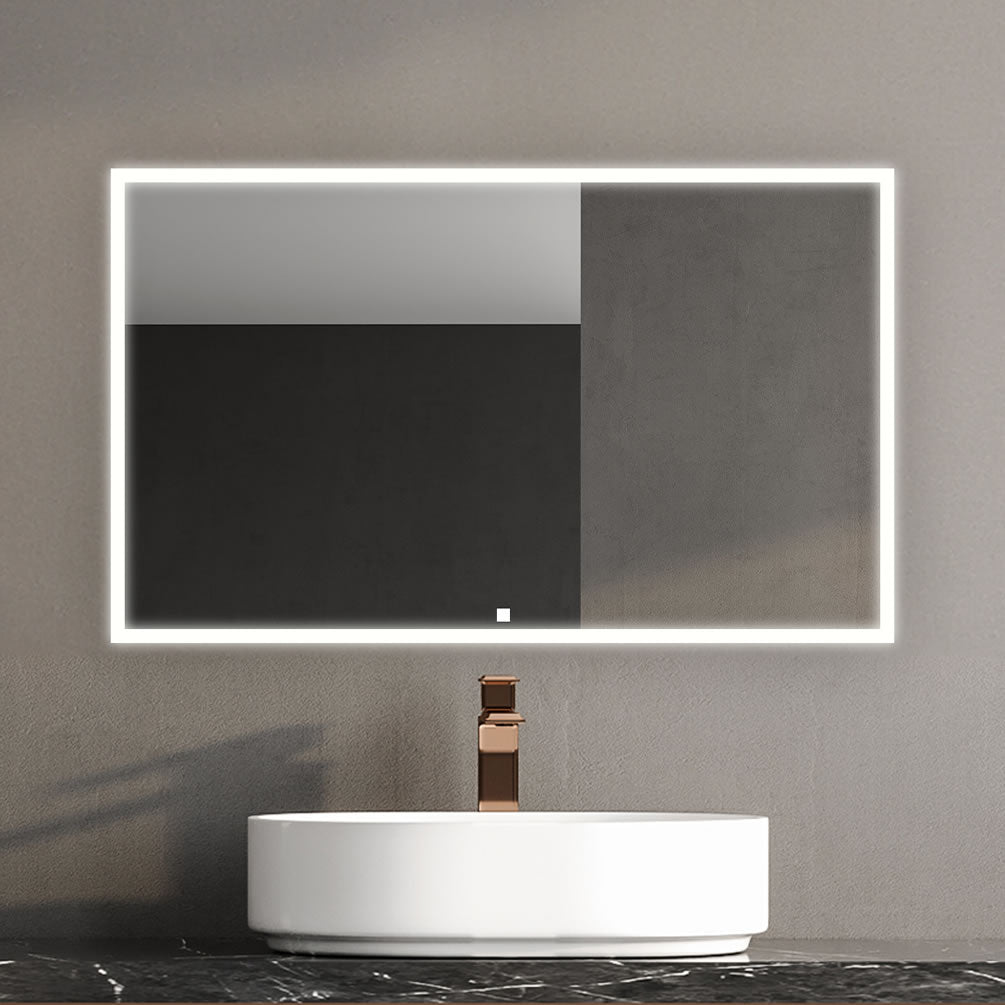 40" x 32" High Aquadom Edge LED Bathroom Mirror