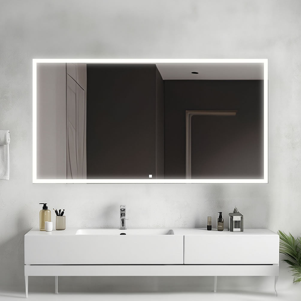 84" x 32" High Aquadom Edge LED Bathroom Mirror
