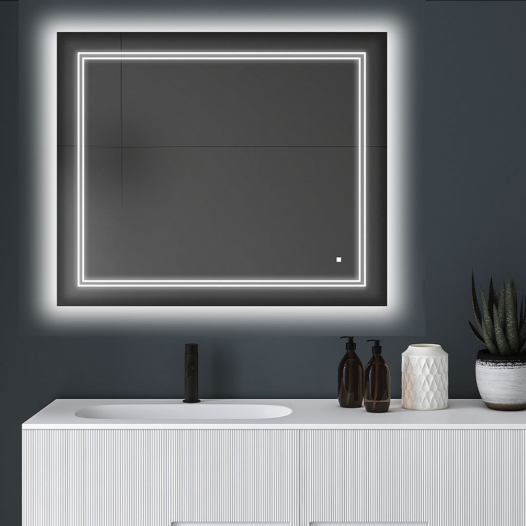 Aquadom SOHO Heated LED Bathroom Vanity Mirror - 9 Sizes to 48" Wide