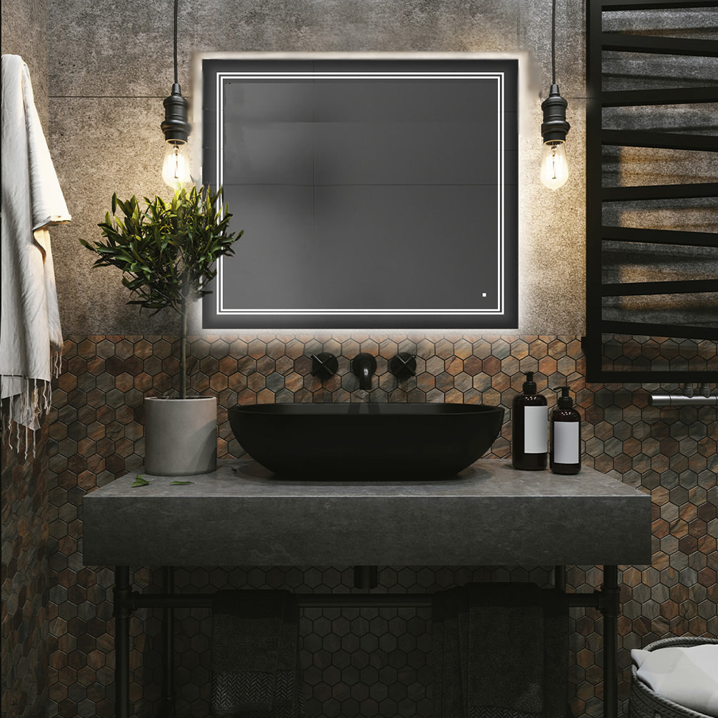 Aquadom SOHO Heated LED Bathroom Vanity Mirror - 9 Sizes to 48" Wide