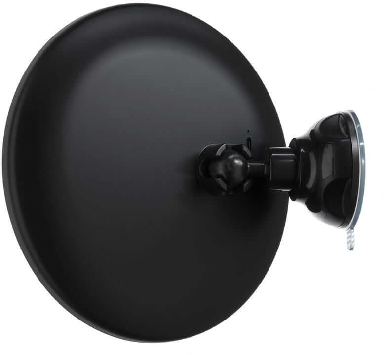 Suction-Cup LED Makeup Mirror in Black or Chrome - Beslagsboden
