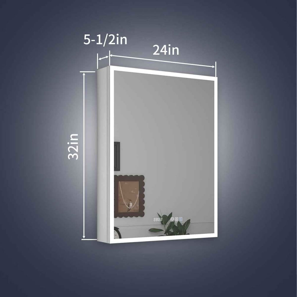 Reluma 24" Wide x 32" High x 5.5" Deep