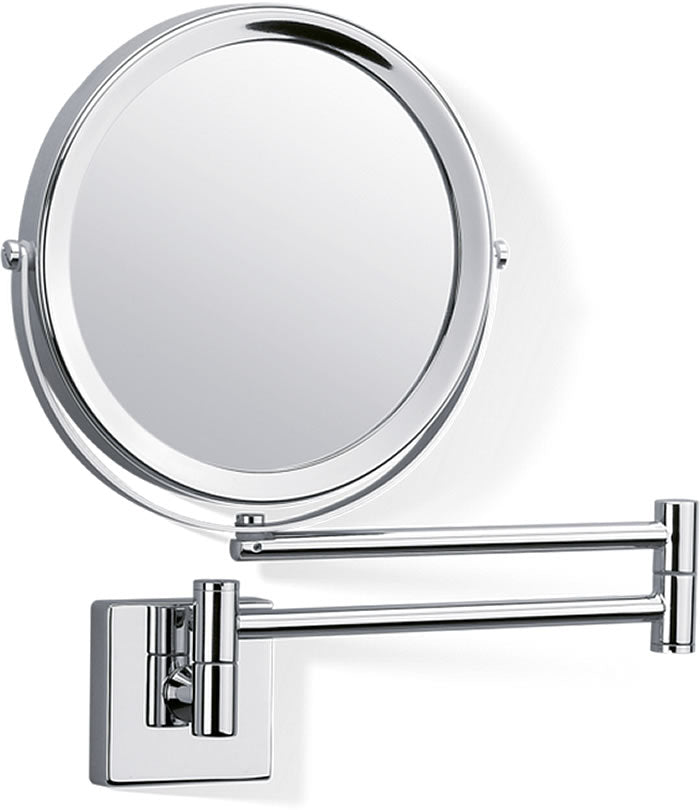 SP 28/2/V Solid Brass Wall-Mounted 5x/1x Makeup Mirror in 6 Decorator Finishes by Decor Walther - Perfect Makeup Mirrors