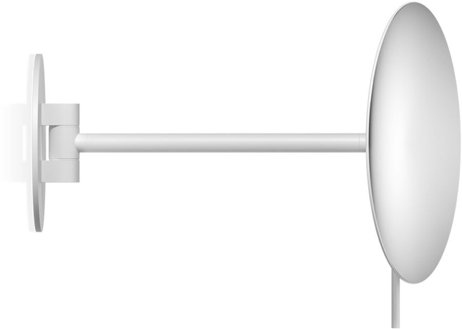 SPT 72 Wall-Mounted 5x Makeup Mirror in Chrome, Black, or White by  Decor Walther