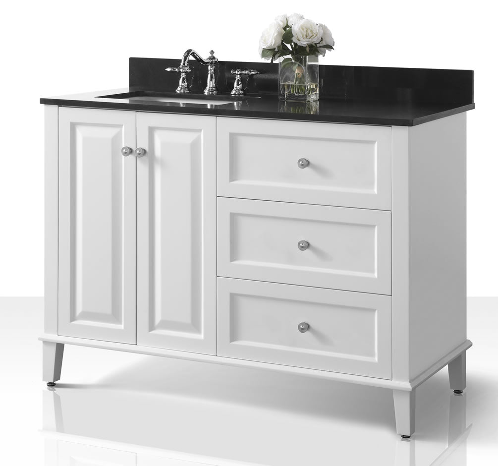 Hannah by Ancerre Designs, Doors and Sink Left..  Faucet. not included.