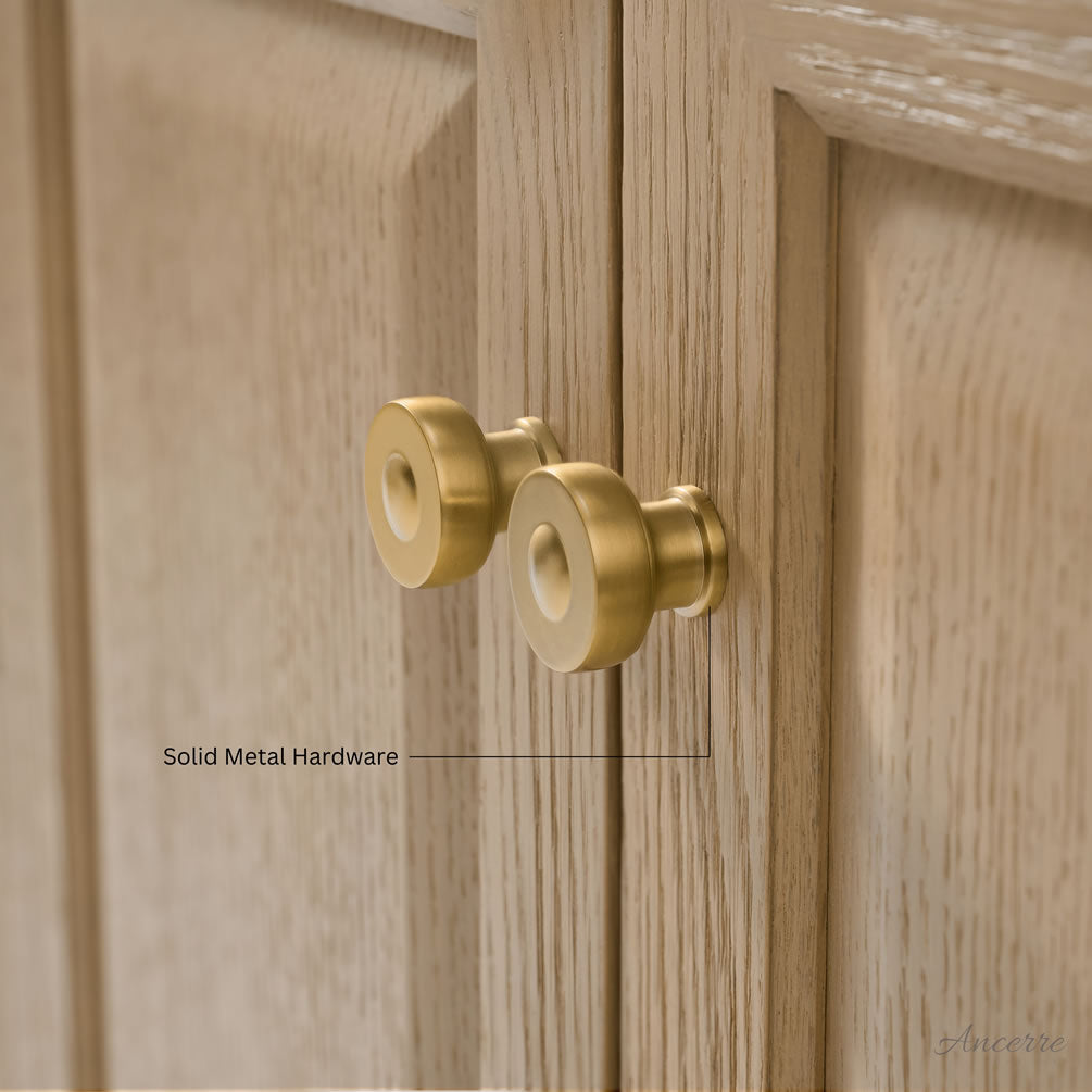 Hannah 42" and 48" Oak Finish Solid Wood Vanitty Set by Ancerre Designs