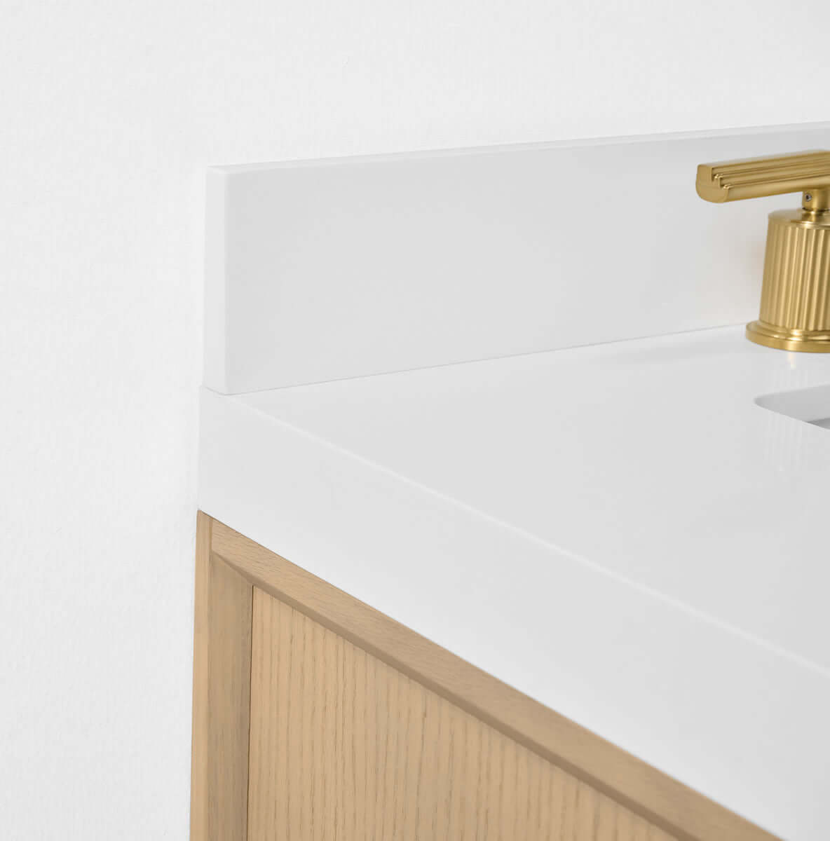 Momo 48" Solid Wood Vanity Set Finished in American Oak or Black Oak by Ancerre Designs - Perfect Makeup Mirrors