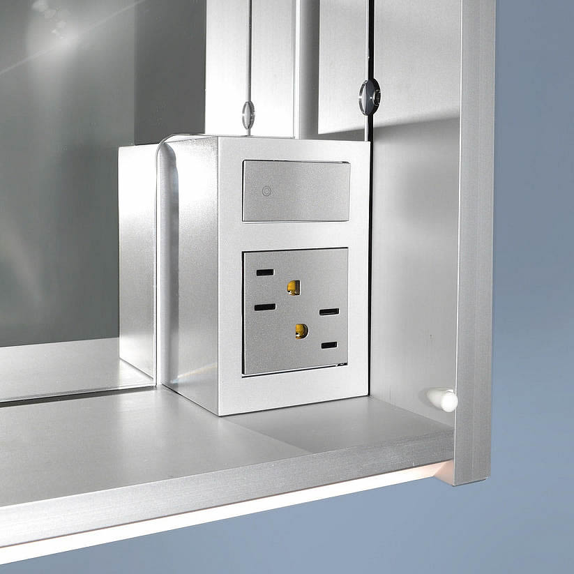 Sidler Gradient LED Medicine Cabinet 19" or 23" Widths
