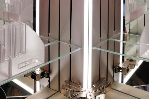 Sidler Quadro LED Medicine Cabinet 19" or 23" Widths
