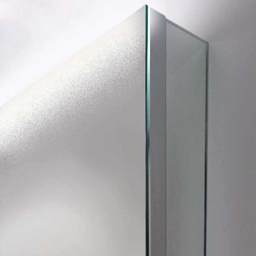 Sidler Xamo LED Medicine Cabinet – 19" or 23" Wide with Night Light & Interior Outlets - Perfect Makeup Mirrors
