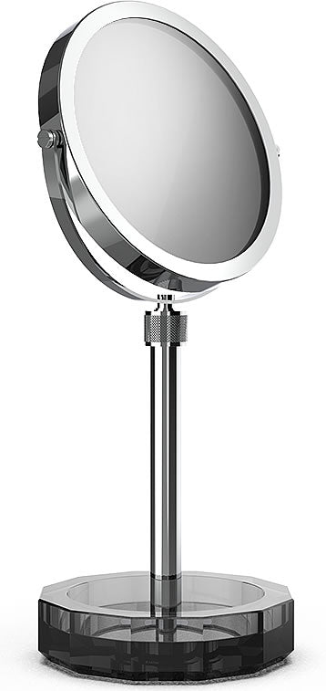 KRISTALL Series 5x/1x Cosmetic Mirror Chrome/Anthracite
