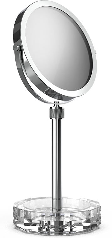 KRISTALL Series 5x/1x Cosmetic Mirror Chrome/Clear